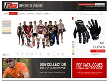 Tablet Screenshot of bashsportswear.com